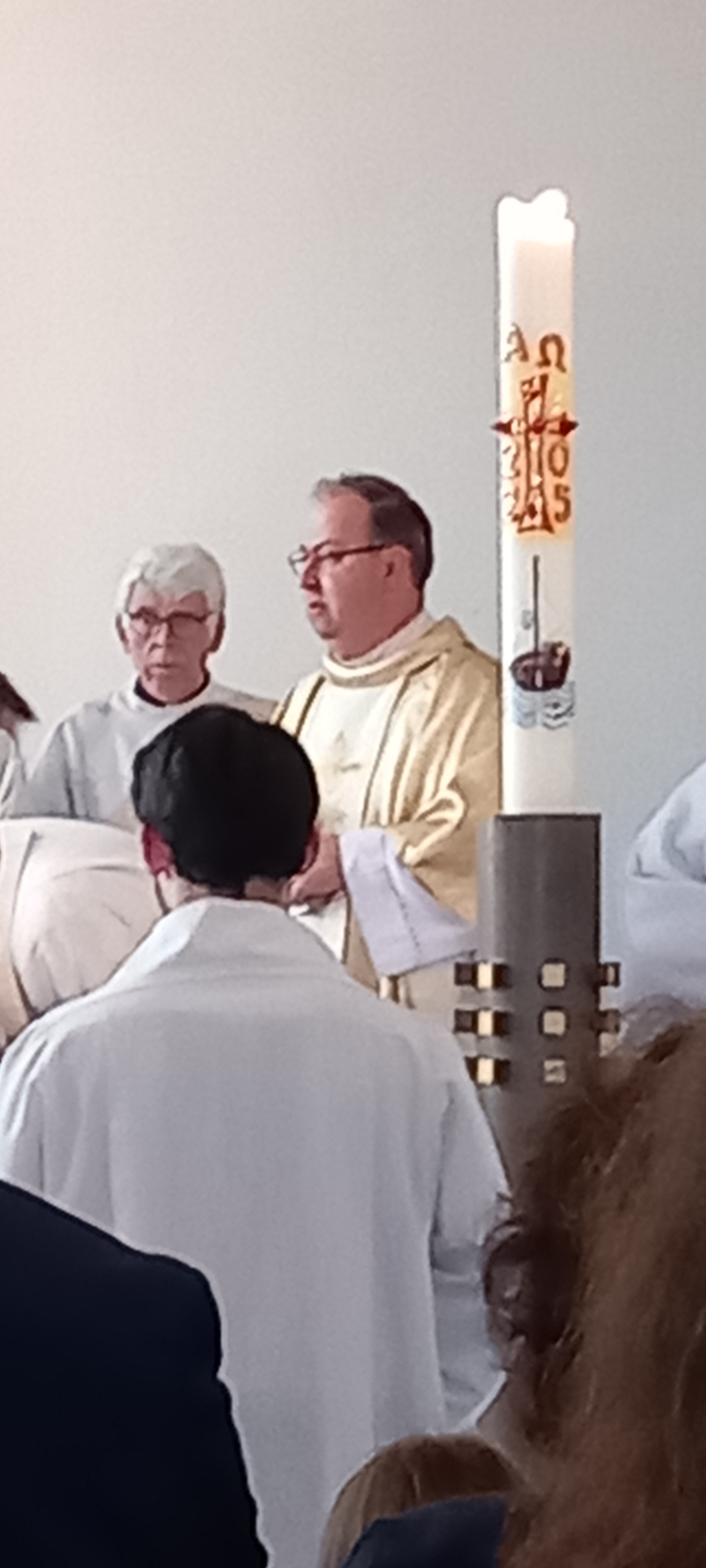 Bei der feierlichen Messe