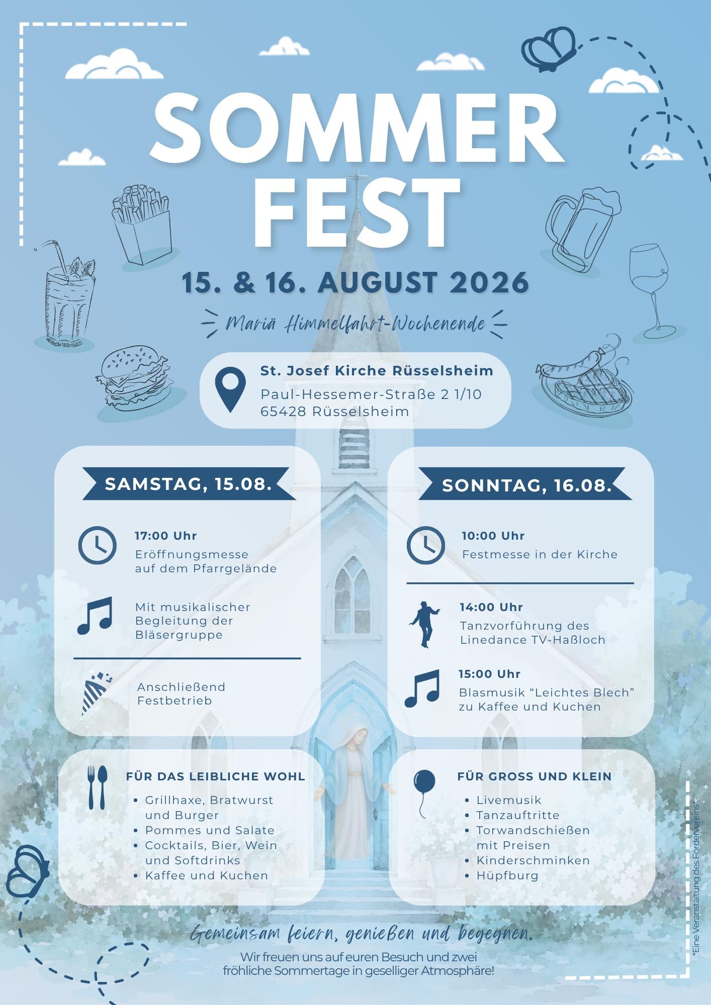 SOMMERFEST 2026 - ST. JOSEF