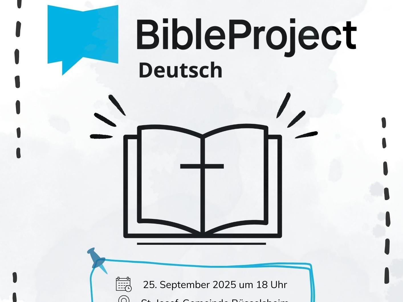 Vorderseite - BibleProject-Flyer