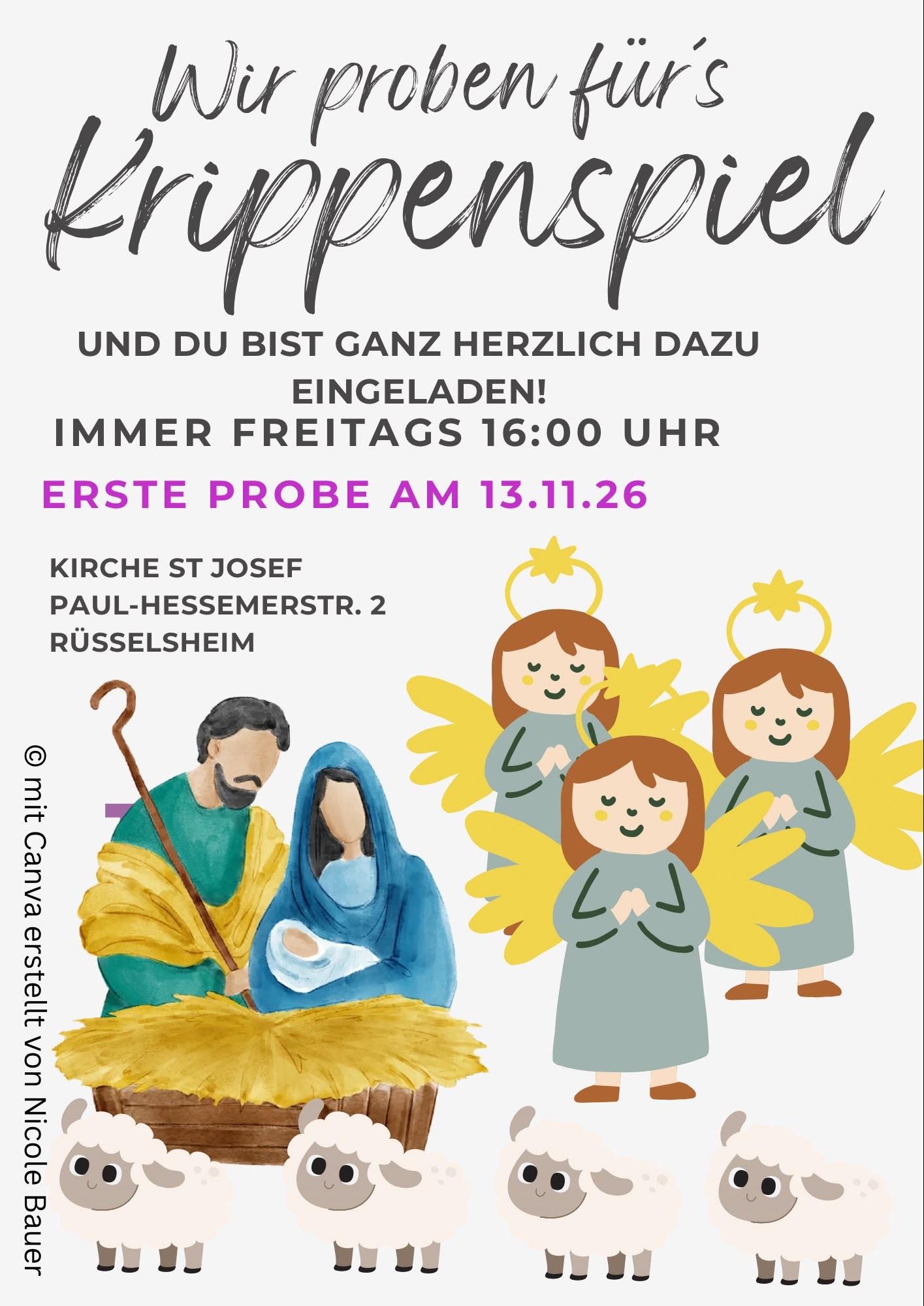 2026 Krippenspielproben
