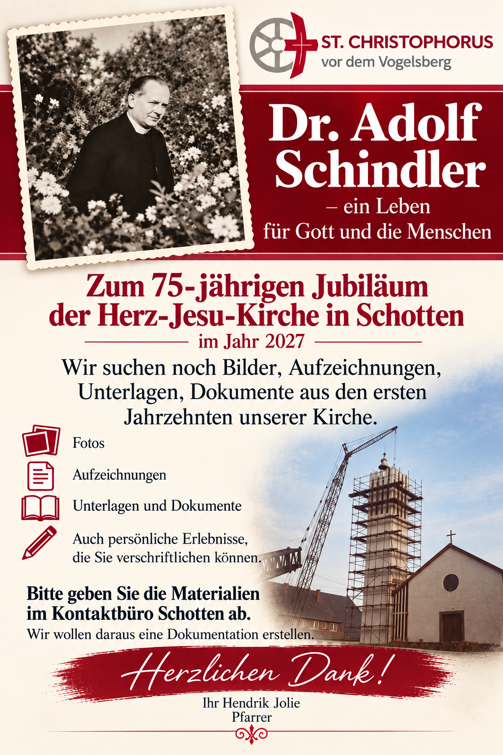 Kirchenjubiläum_ Erinnerungen gesucht (c) jolie KI