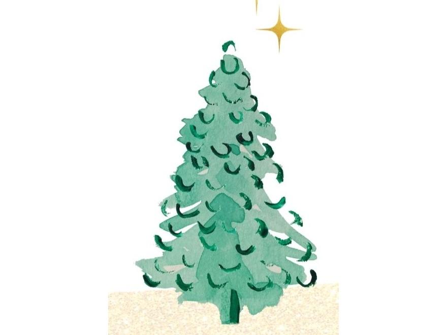 Tannenbaum mit Stern