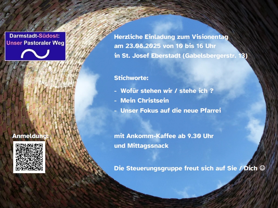 Einladung zum Visionentag, Daten wie auf Webseite