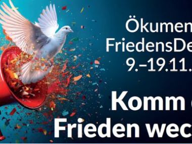Friedenstaube und Termin der Friedensdekade