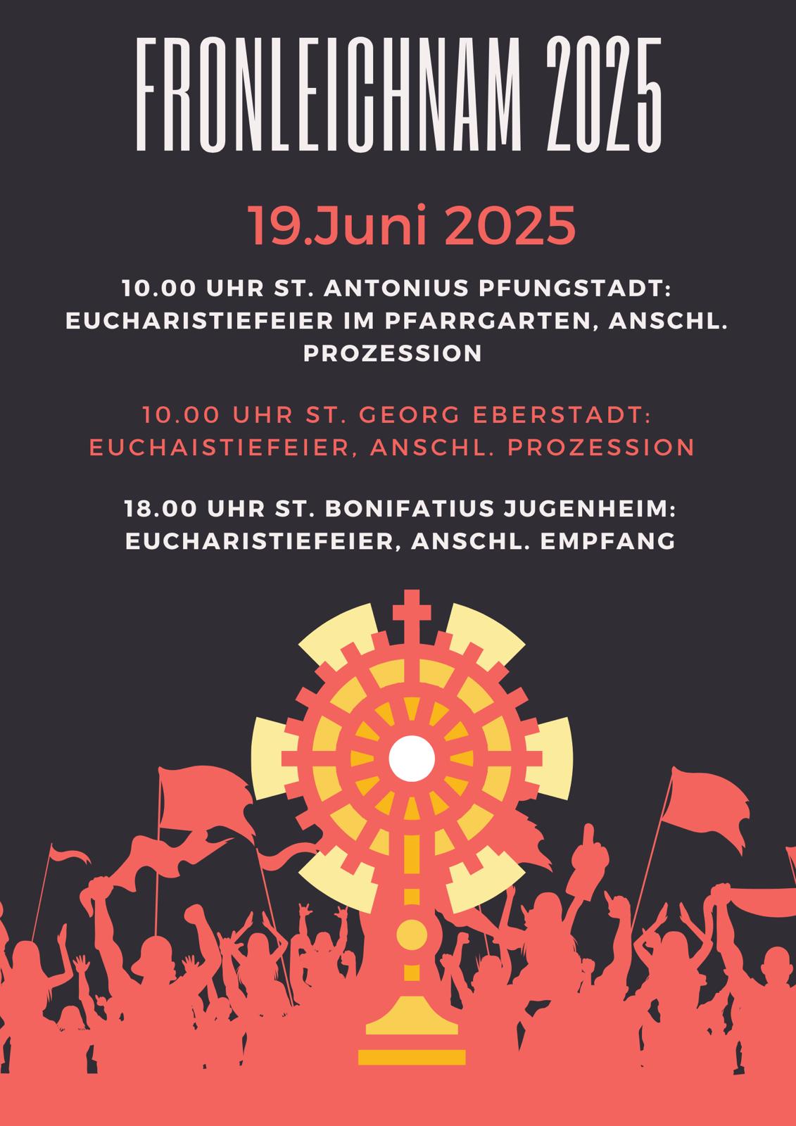 Informationen zu Fronleichnam 2025