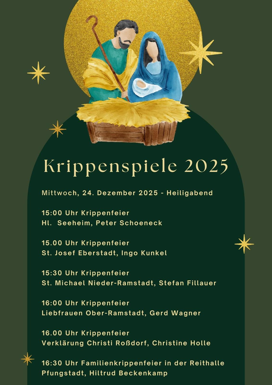 Krippenspiele 2025 Da-Südost