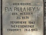 Stolperstein für Eva Paula Heyum