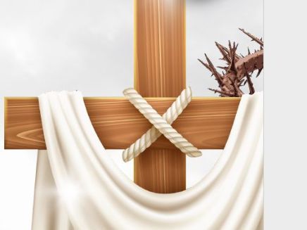 Kreuz mit Tuch