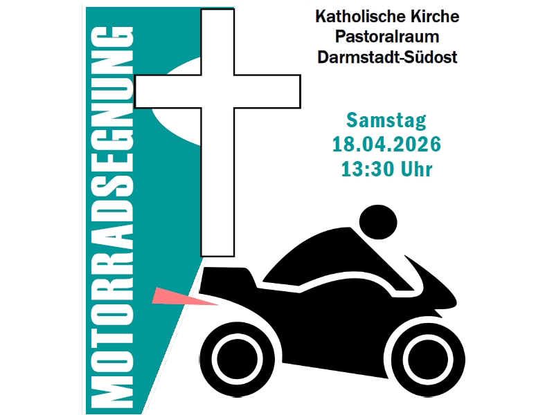 Plakat für Motorradsegnung
