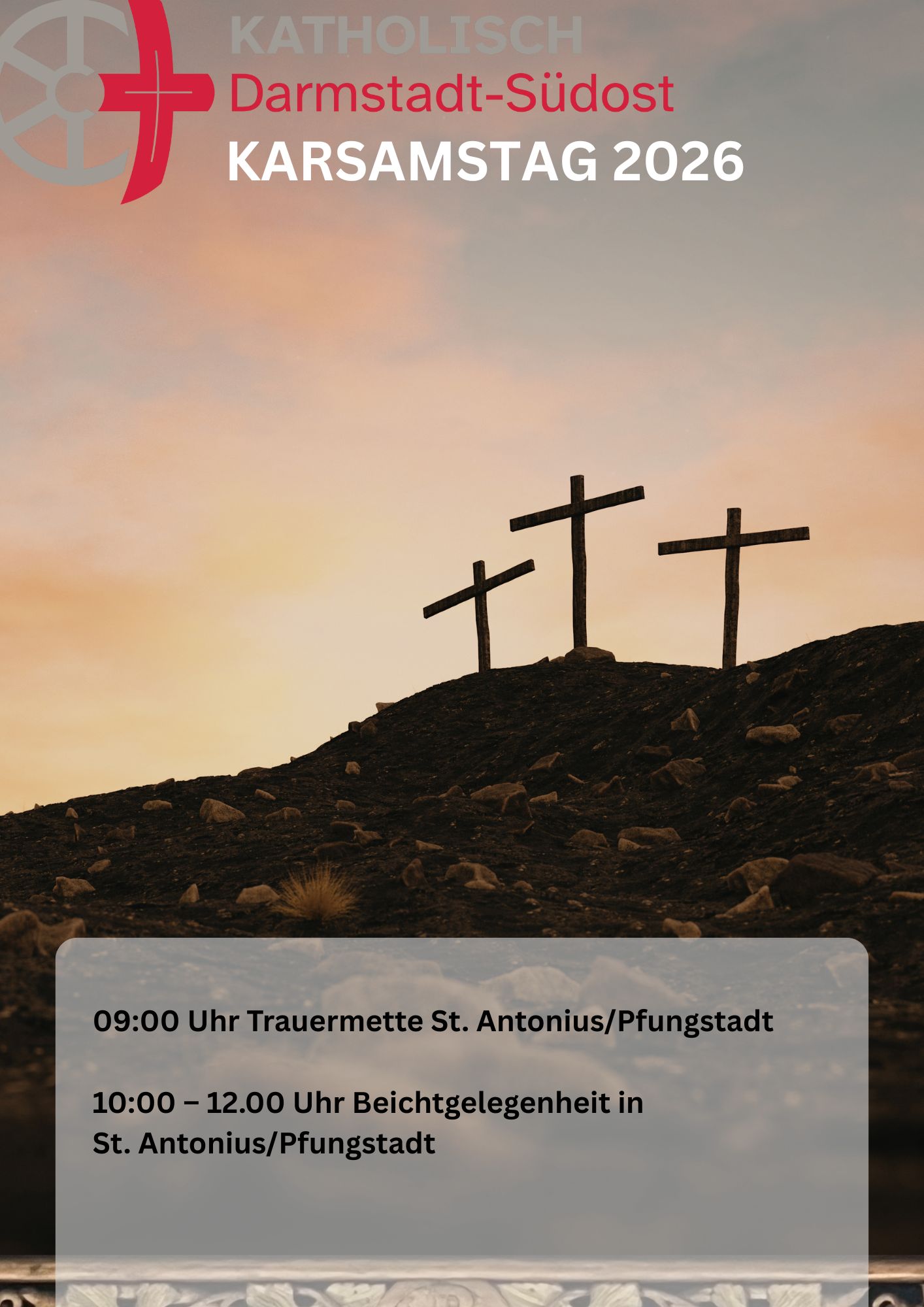 Gottesdienste am Karsamstag