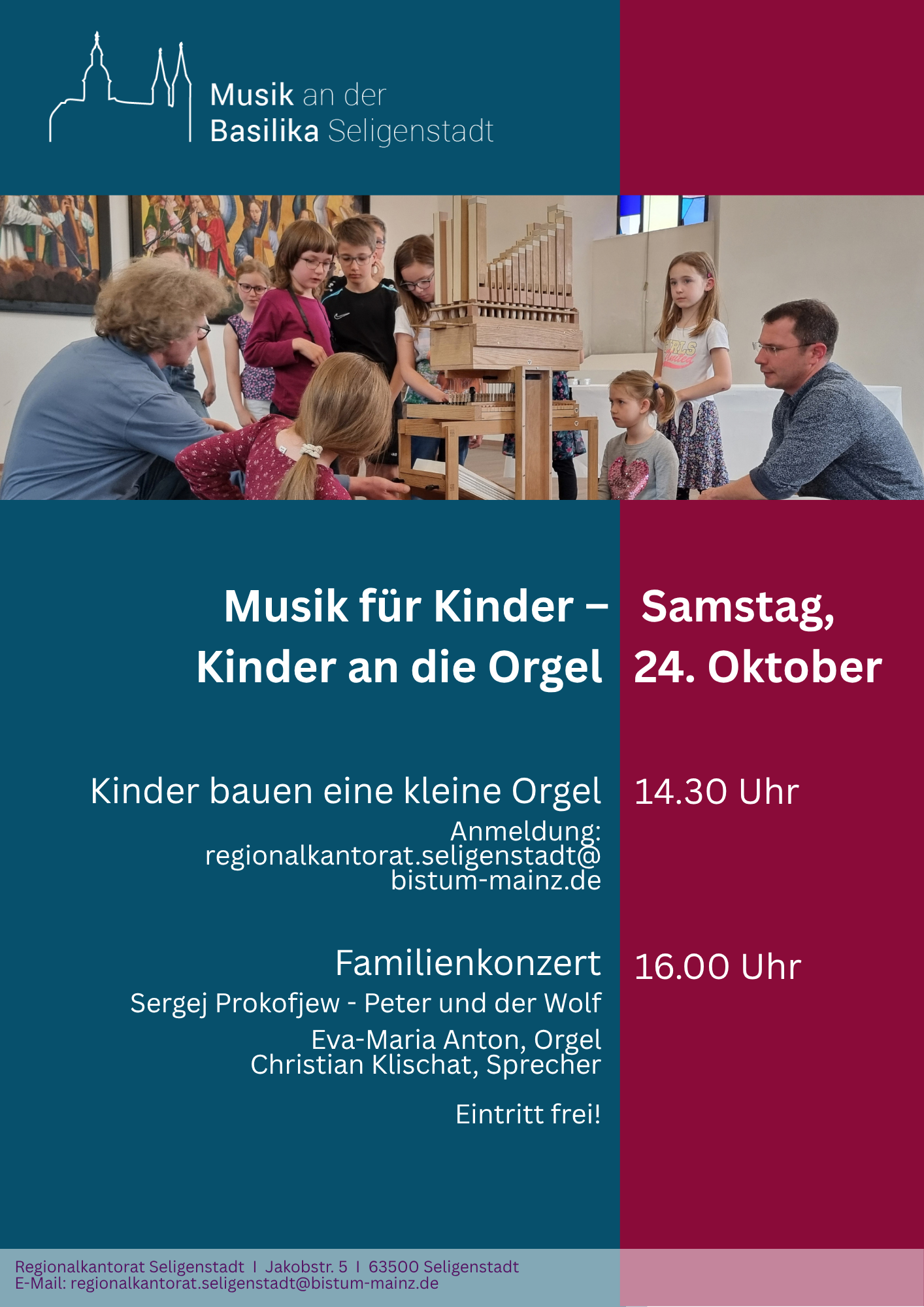 Kinder an die Orgel 2026-10 (c) Regionalkantorat