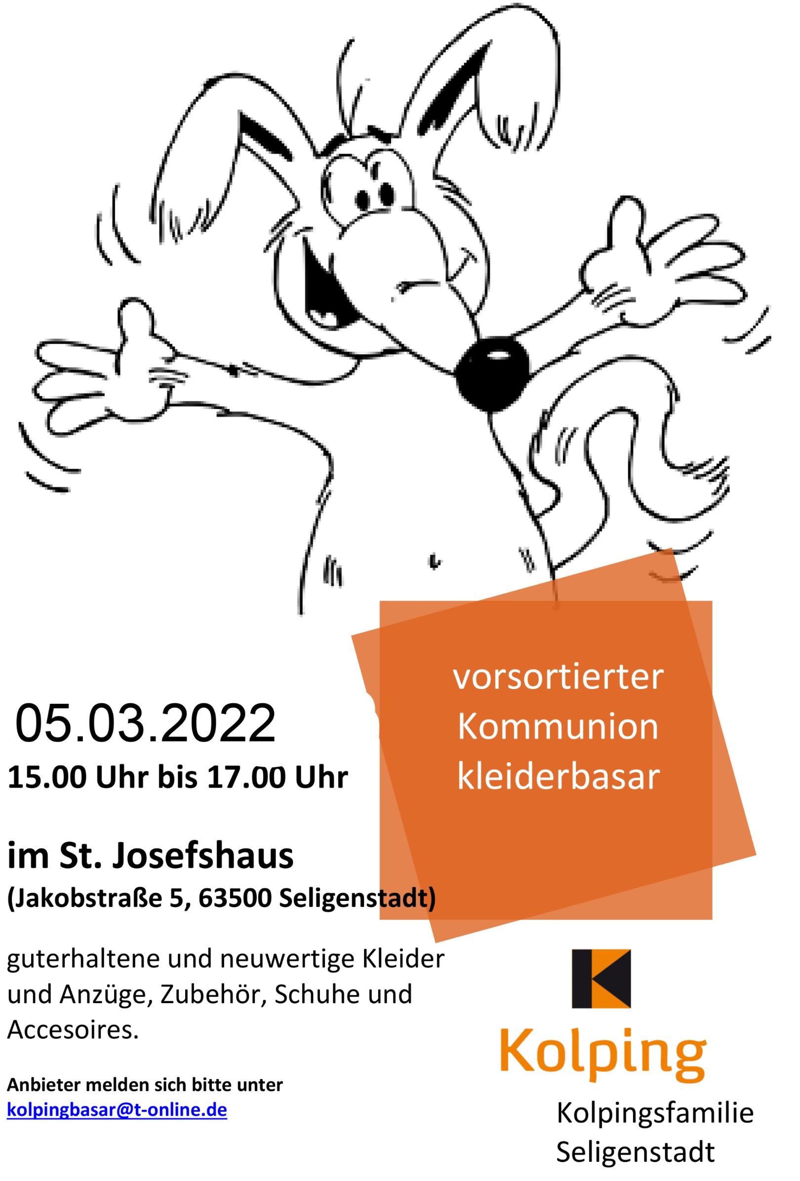 Kommunionkleiderbasar-Kolping-2022 (c) Kolping Seligenstadt