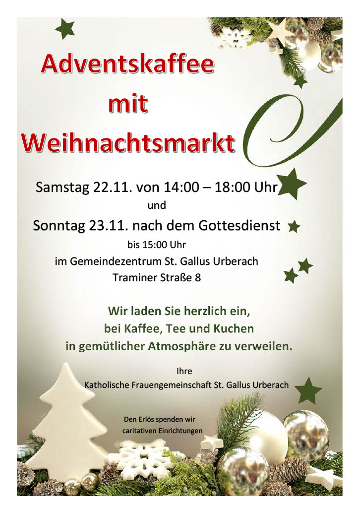Adventskaffee 2025 (c) kfd St. Gallus