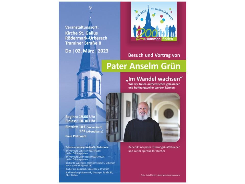 Flyer Pater Anselm