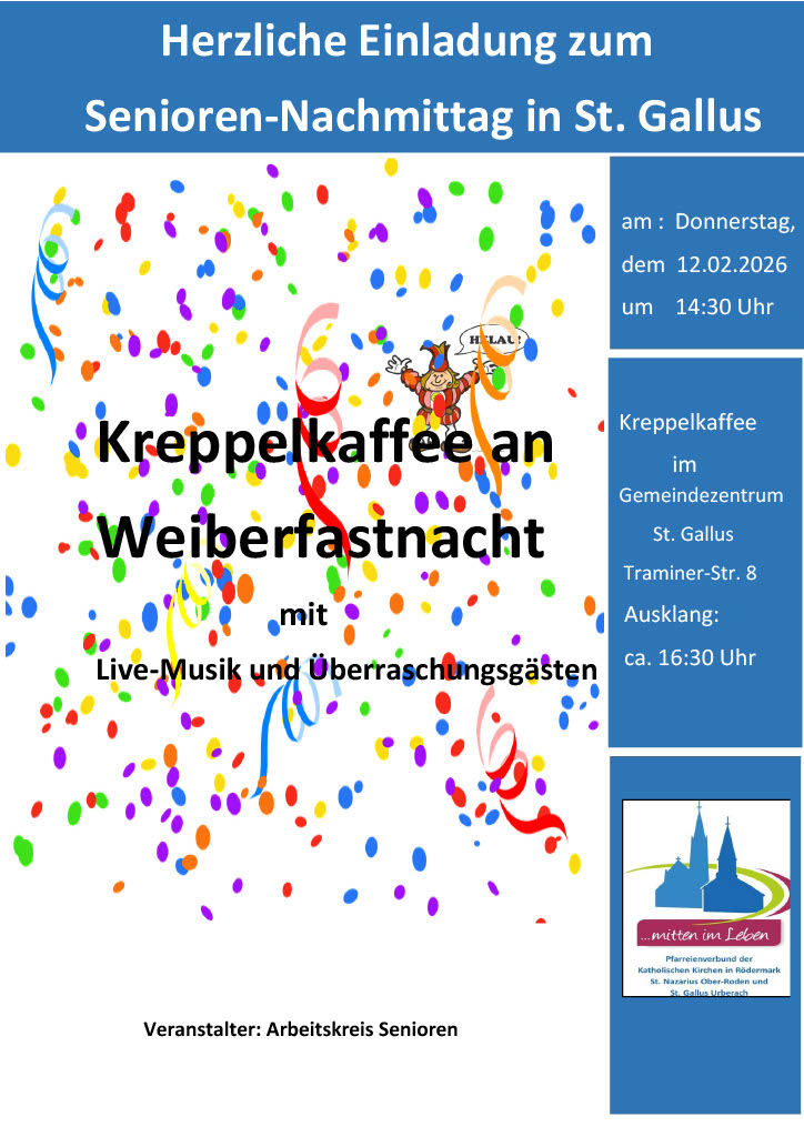 Kreppelkaffee (c) Arbeitskreis Senioren