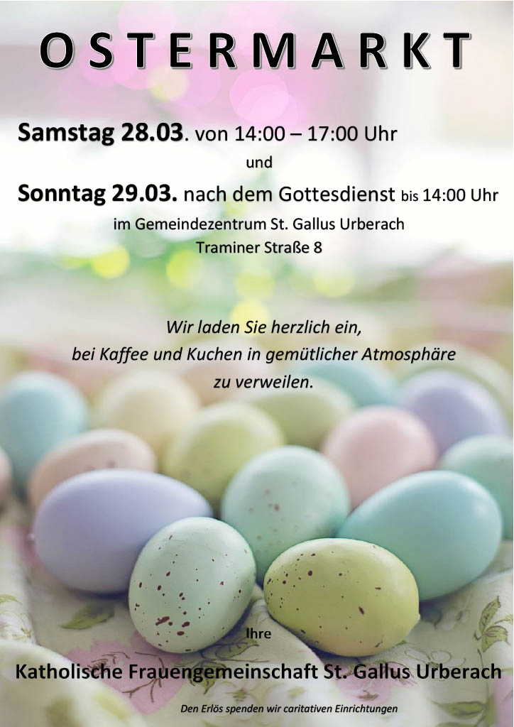 Ostermarkt St. Gallus 2026