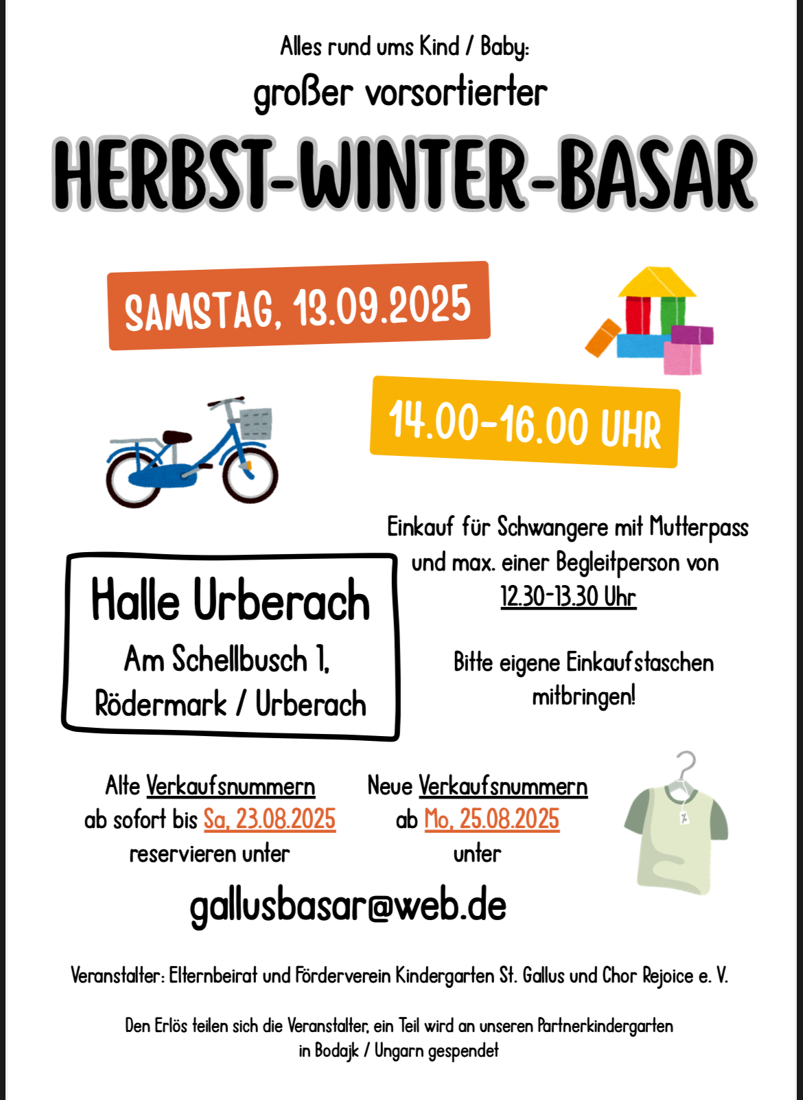 Plakat Herbstbasar 2025 (c) D. Schlapp