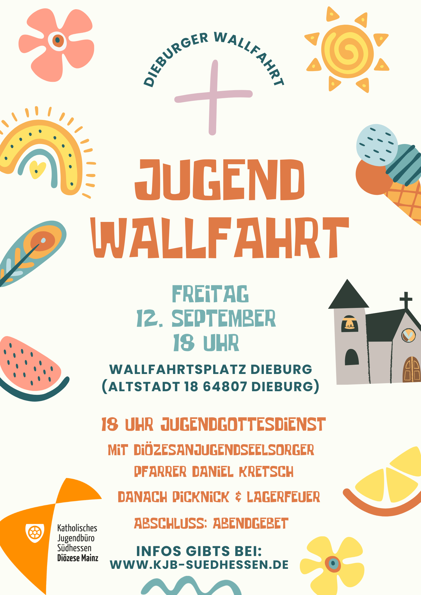 Plakat Jugendwallfahrt - 12.09.2025