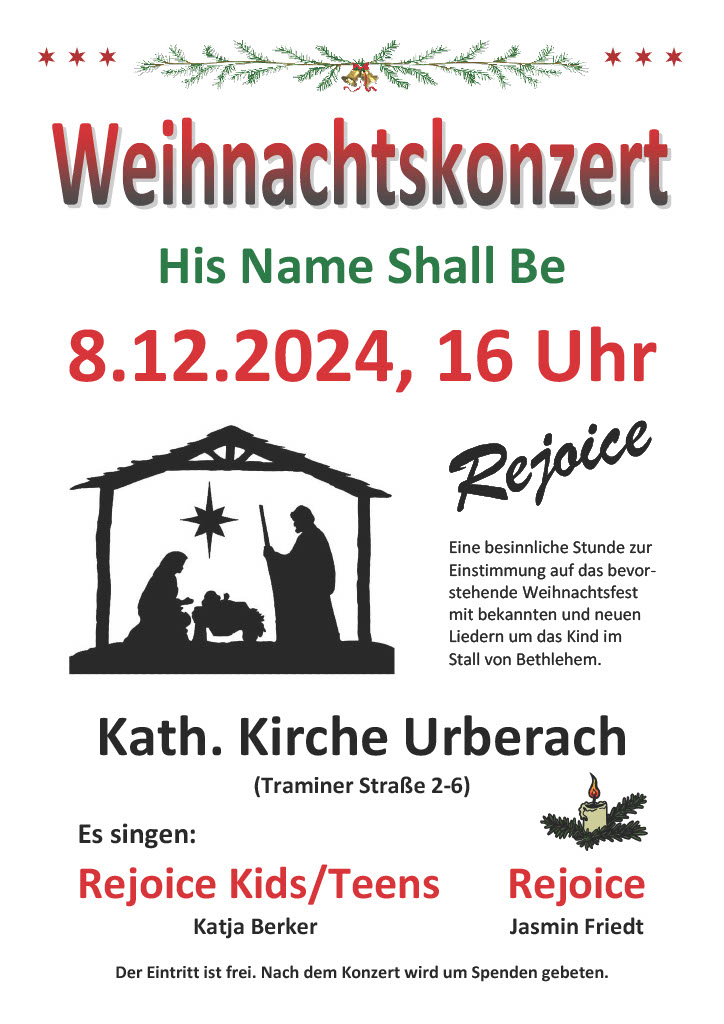 Rejoice-Weihnachtskonzert - 08.12.2024 (c) D. Schlapp