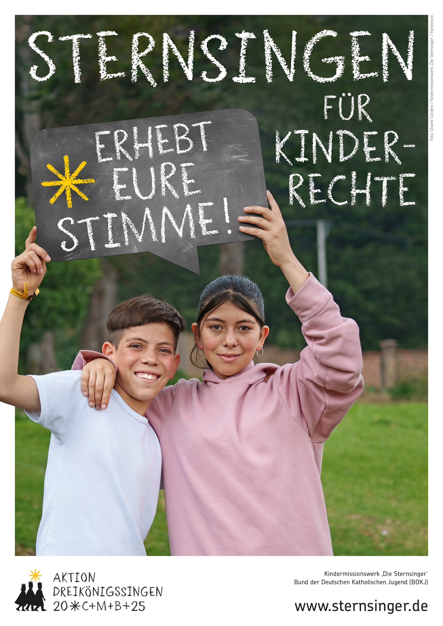 Erhebt eure Stimme - Sternsingen für Kinderrechte (c) Sternsinger.de