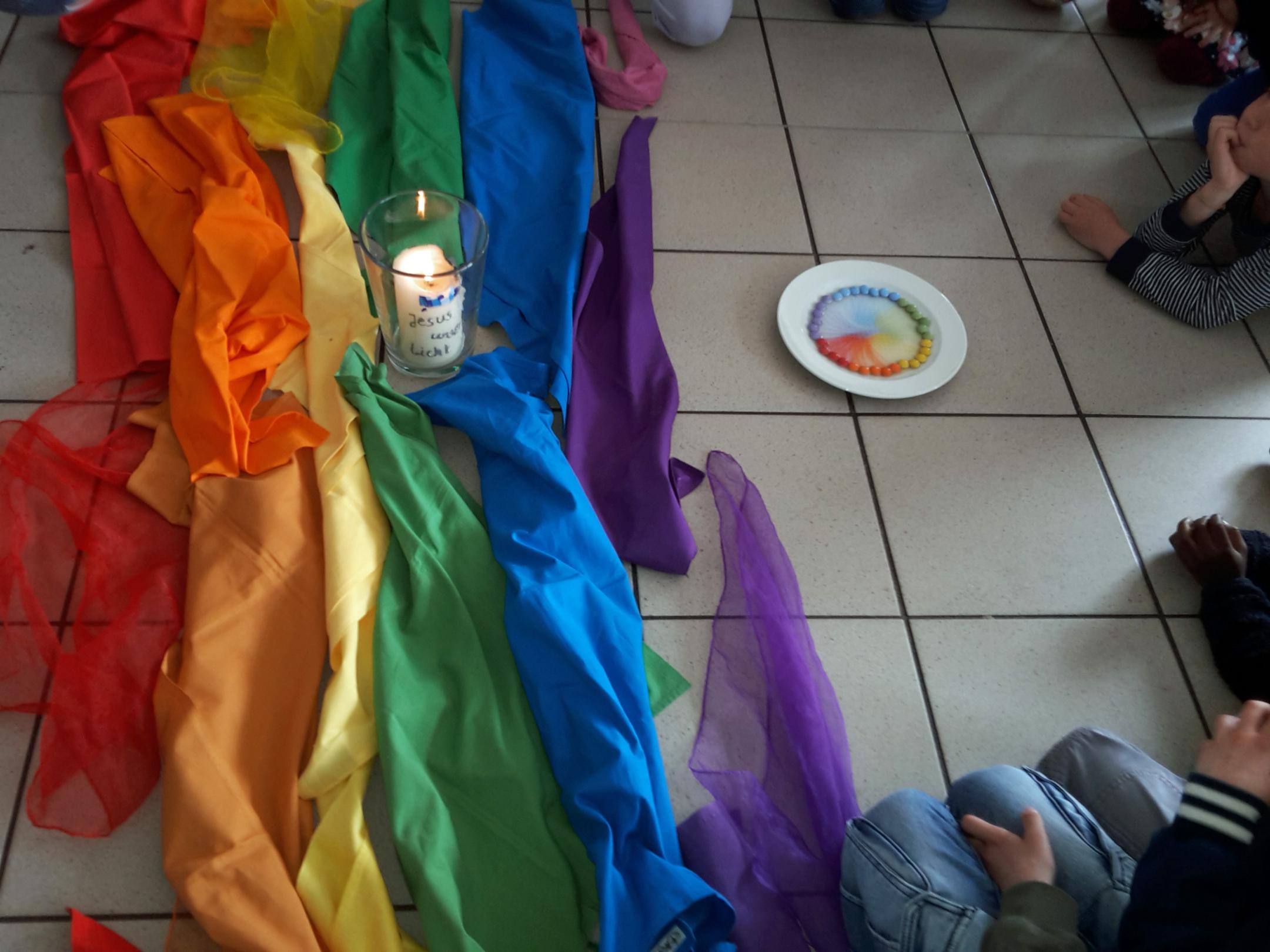 Regenbogen im Kindergottesdienst