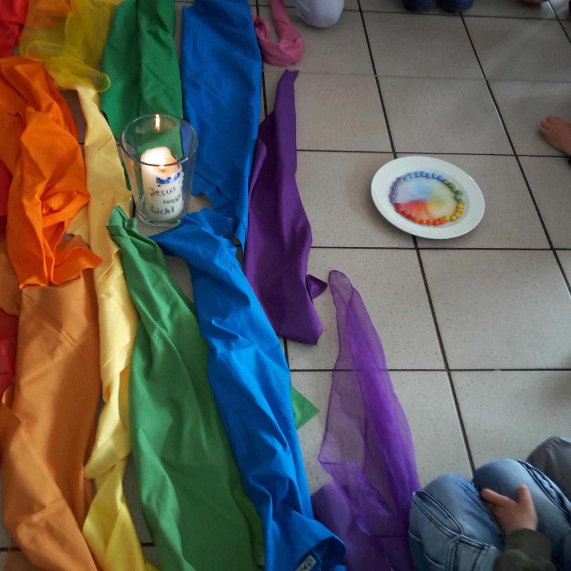 Regenbogen im Kindergottesdienst