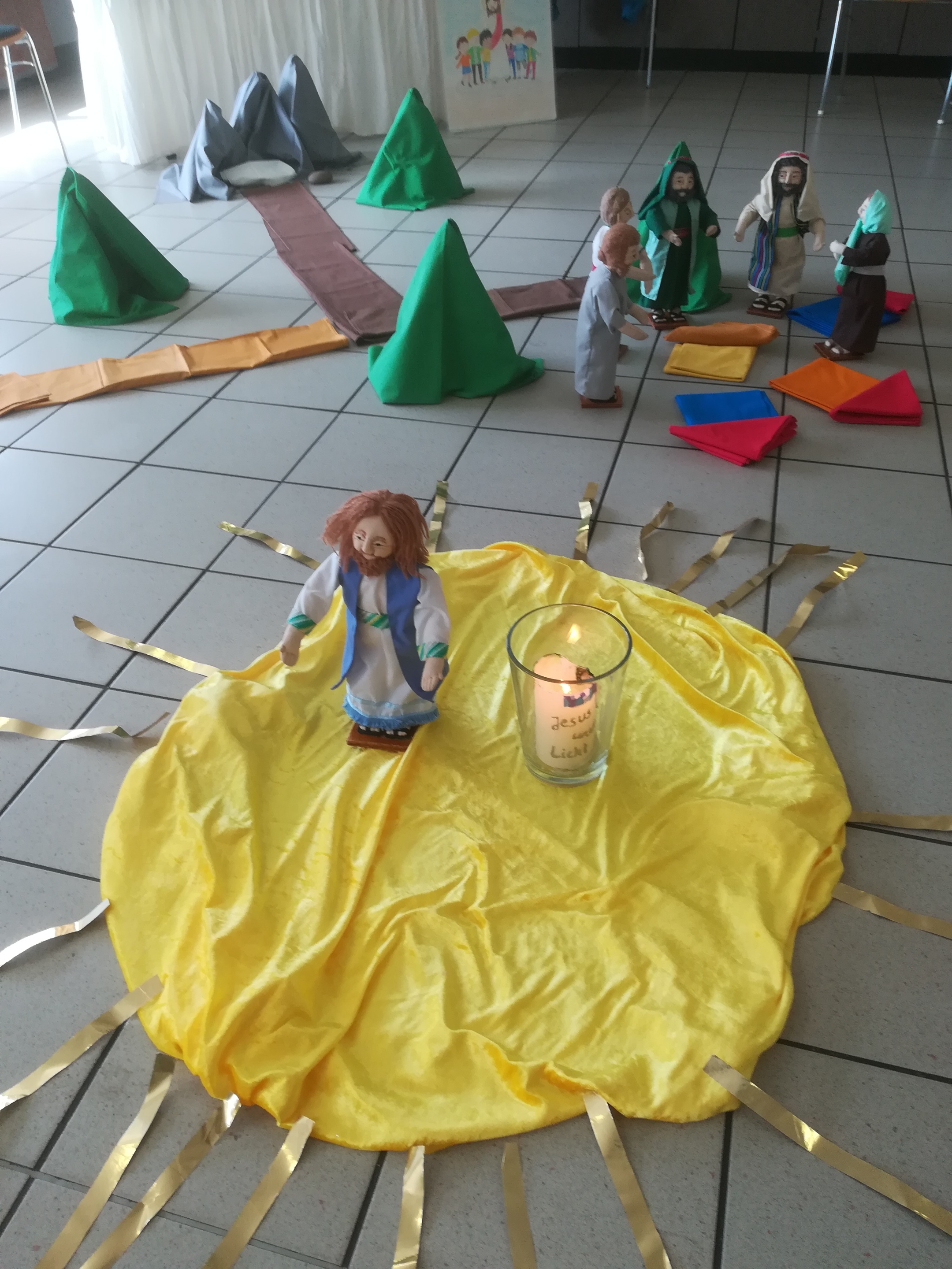 Osterbild im Kindergottesdienst