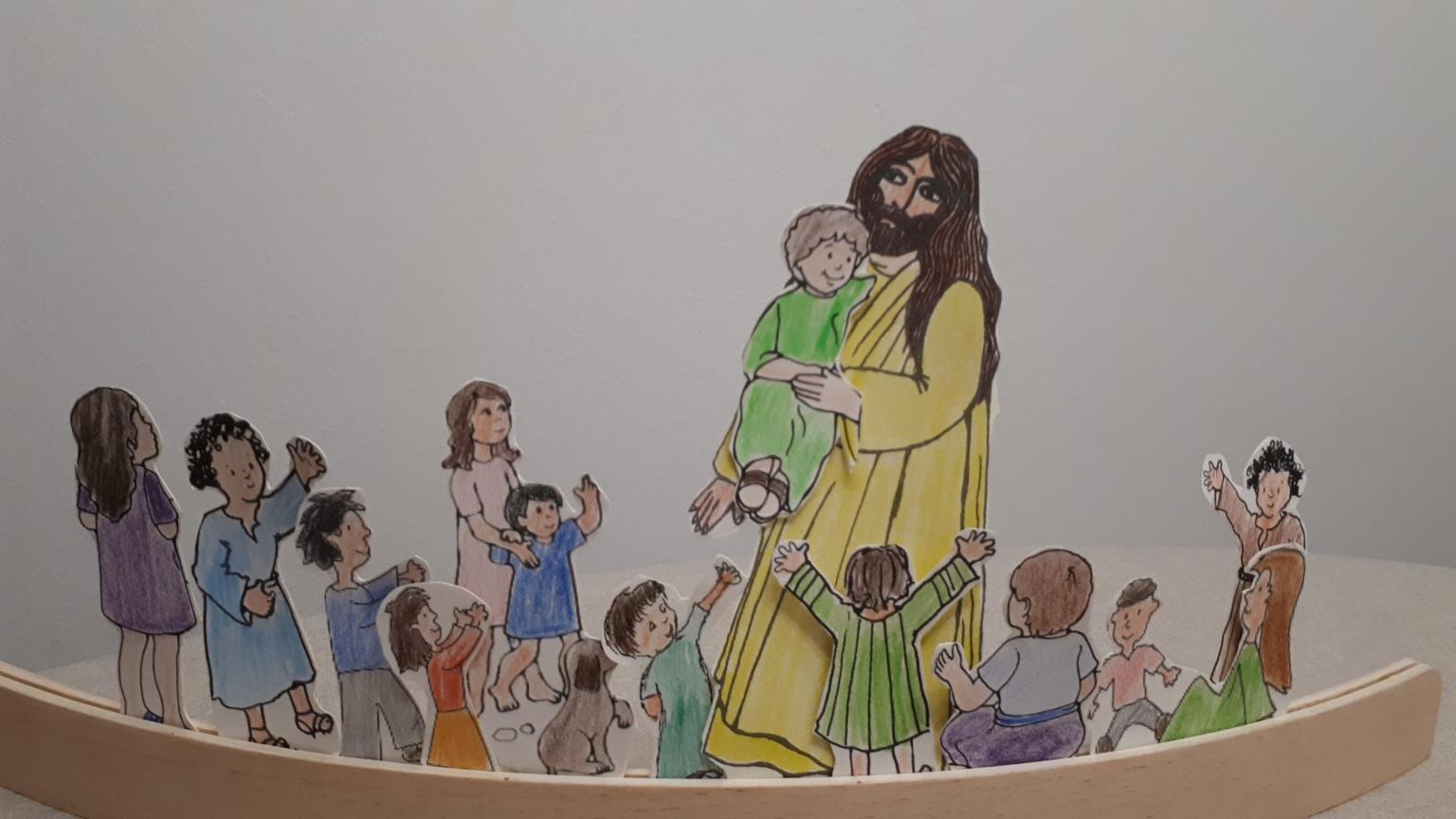 Video Jesus segnet Kinder