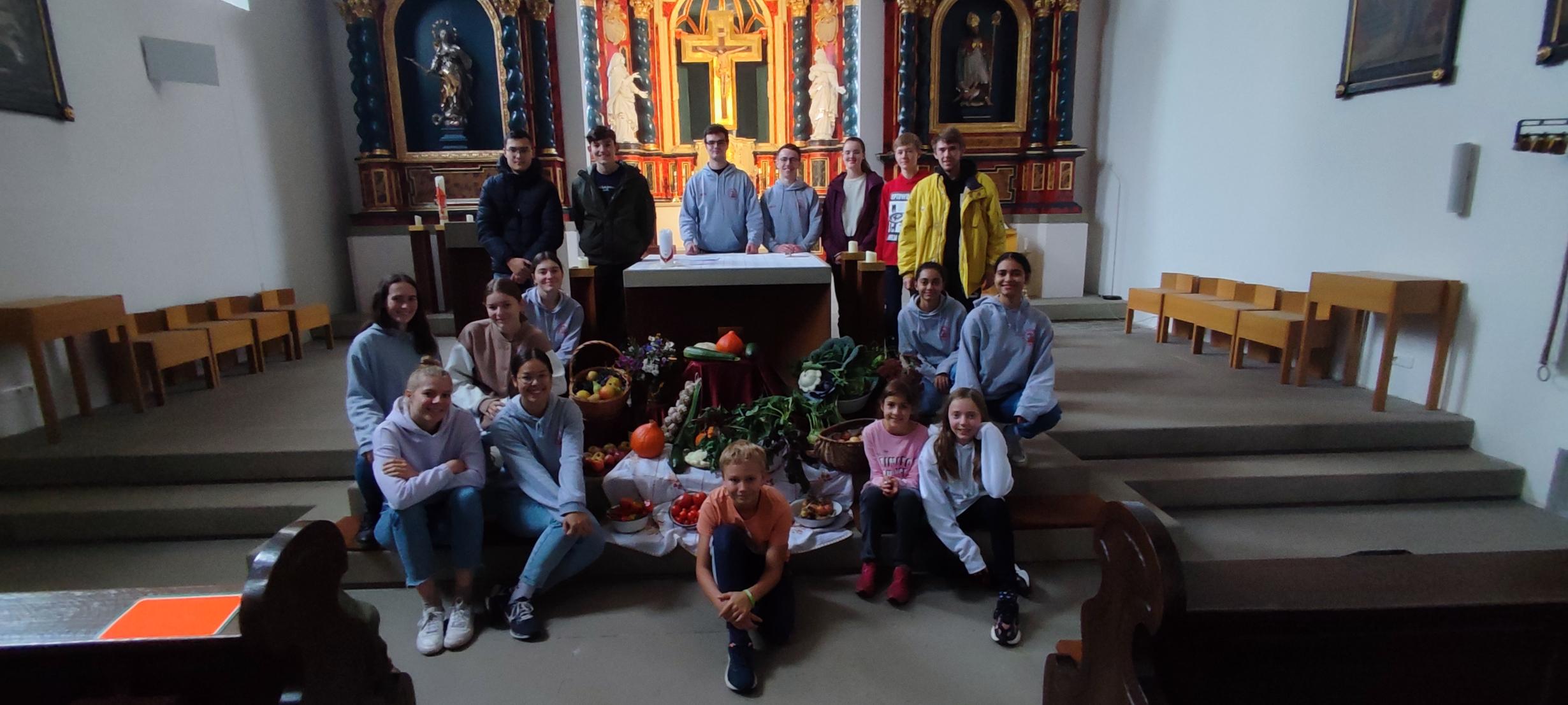 Ministranten-Wochenende Volkersberg-Gottesdienst