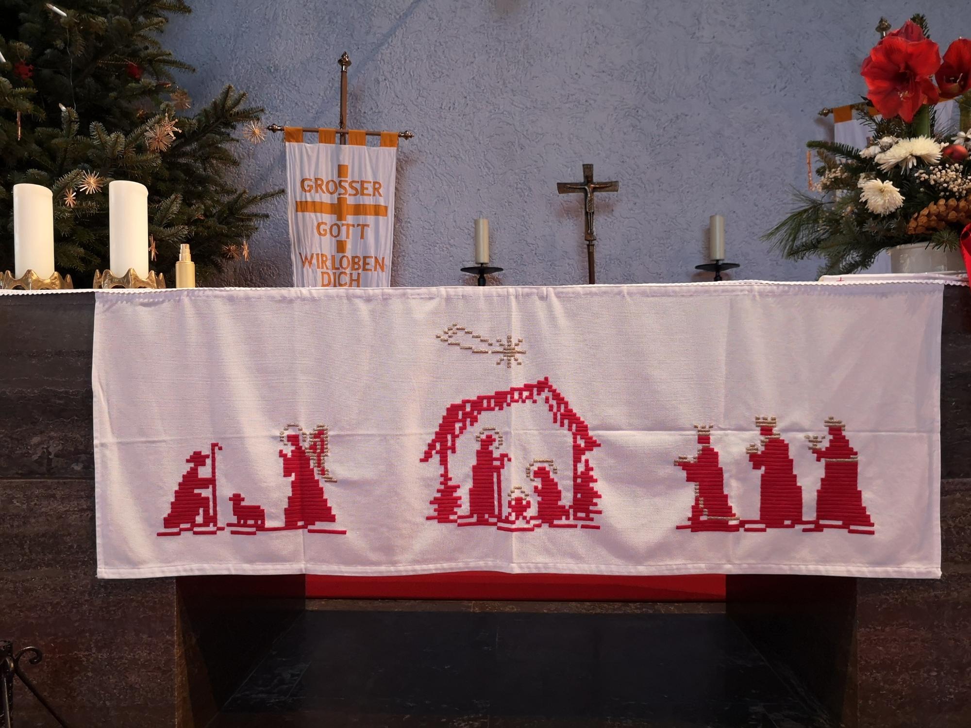 Altardecke Weihnachten von RR