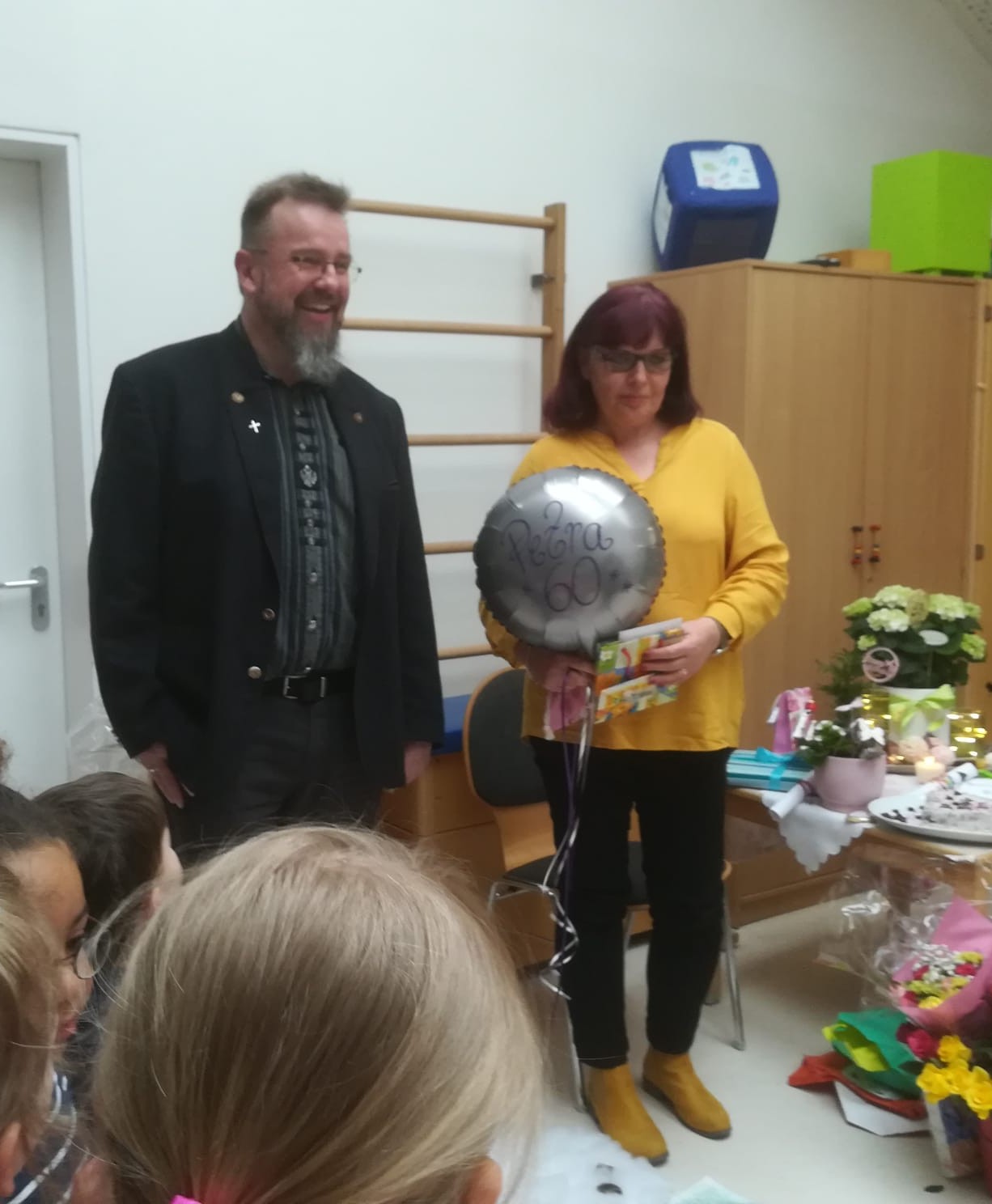 Kindergarten Geburtstagsglückwünsche von Pfarrer Eckstein (c) Maria Lorenz