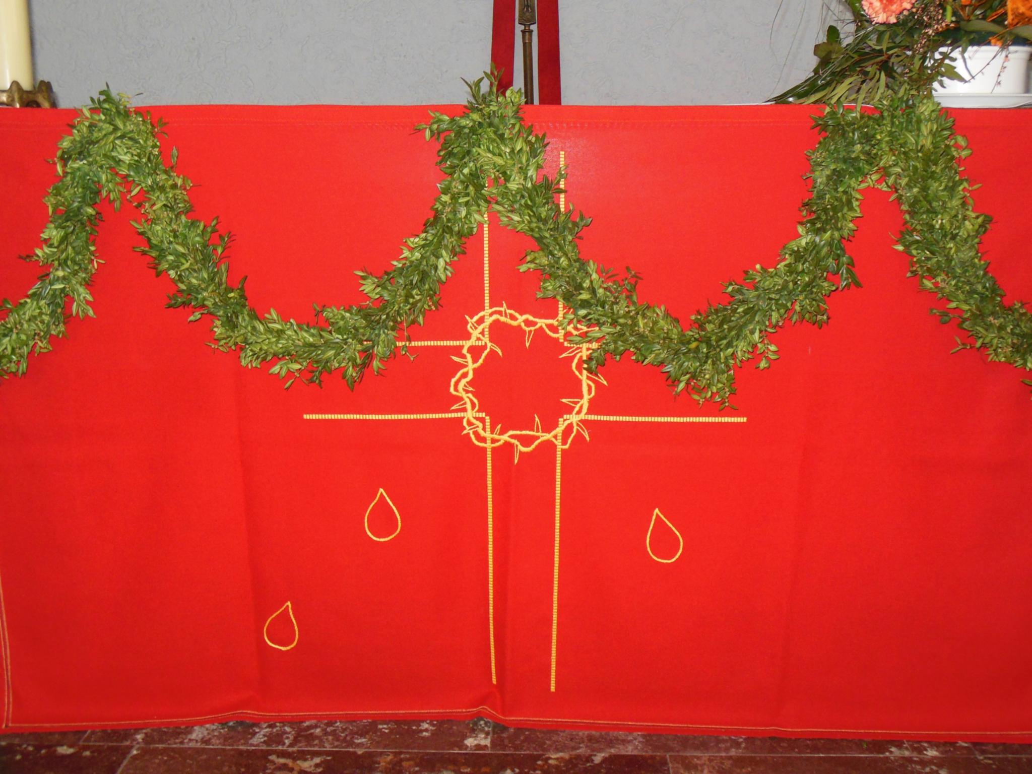 Altar am Palmsonntag
