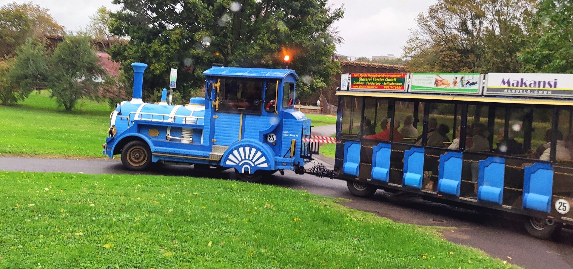 Rasante Fahrt mit dem Blauen Klaus