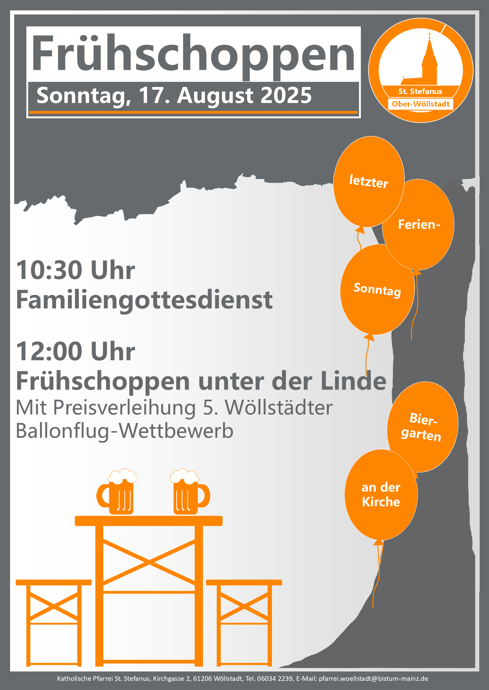 Plakat Frühschoppen 2025
