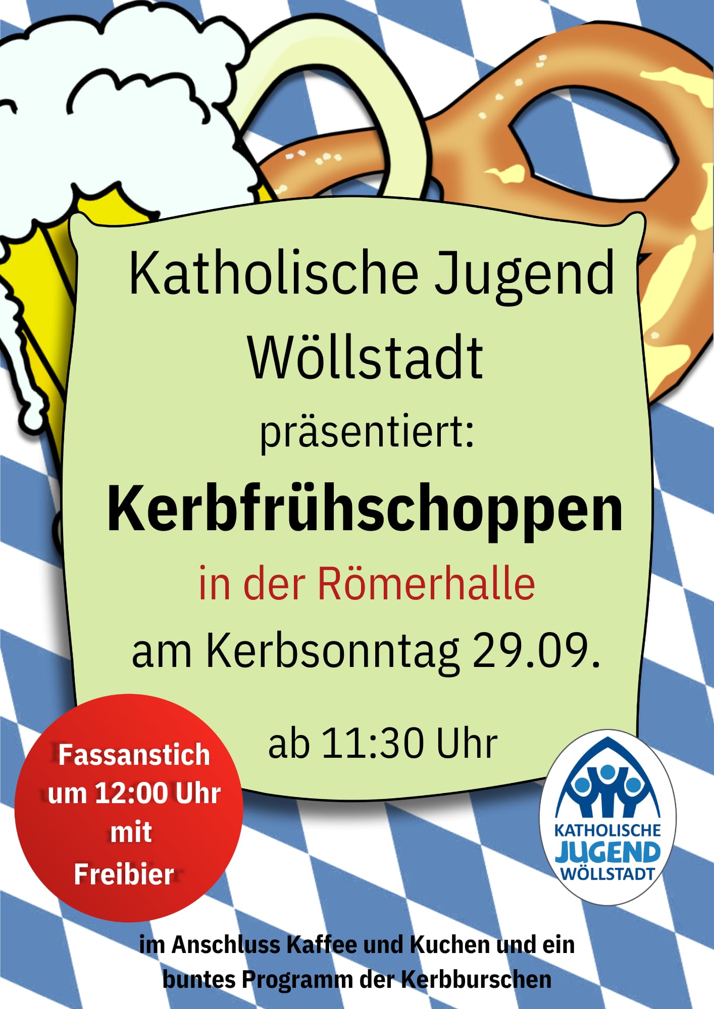 Flyer KJWW Kerbfrühschoppen 2024