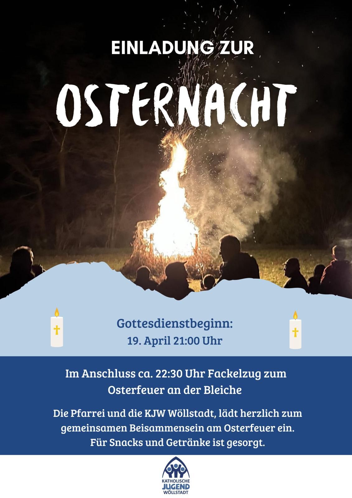 Flyer Osterfeuer 2025