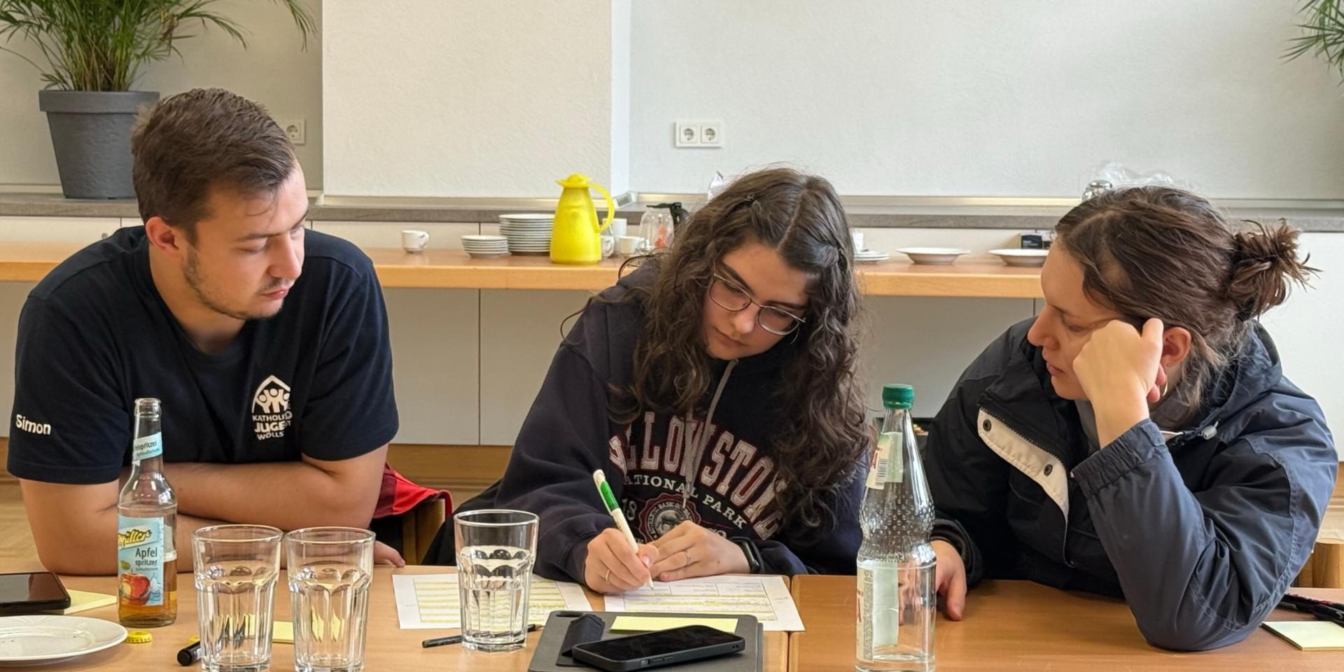 Konzentriert gearbeitet wurde auch