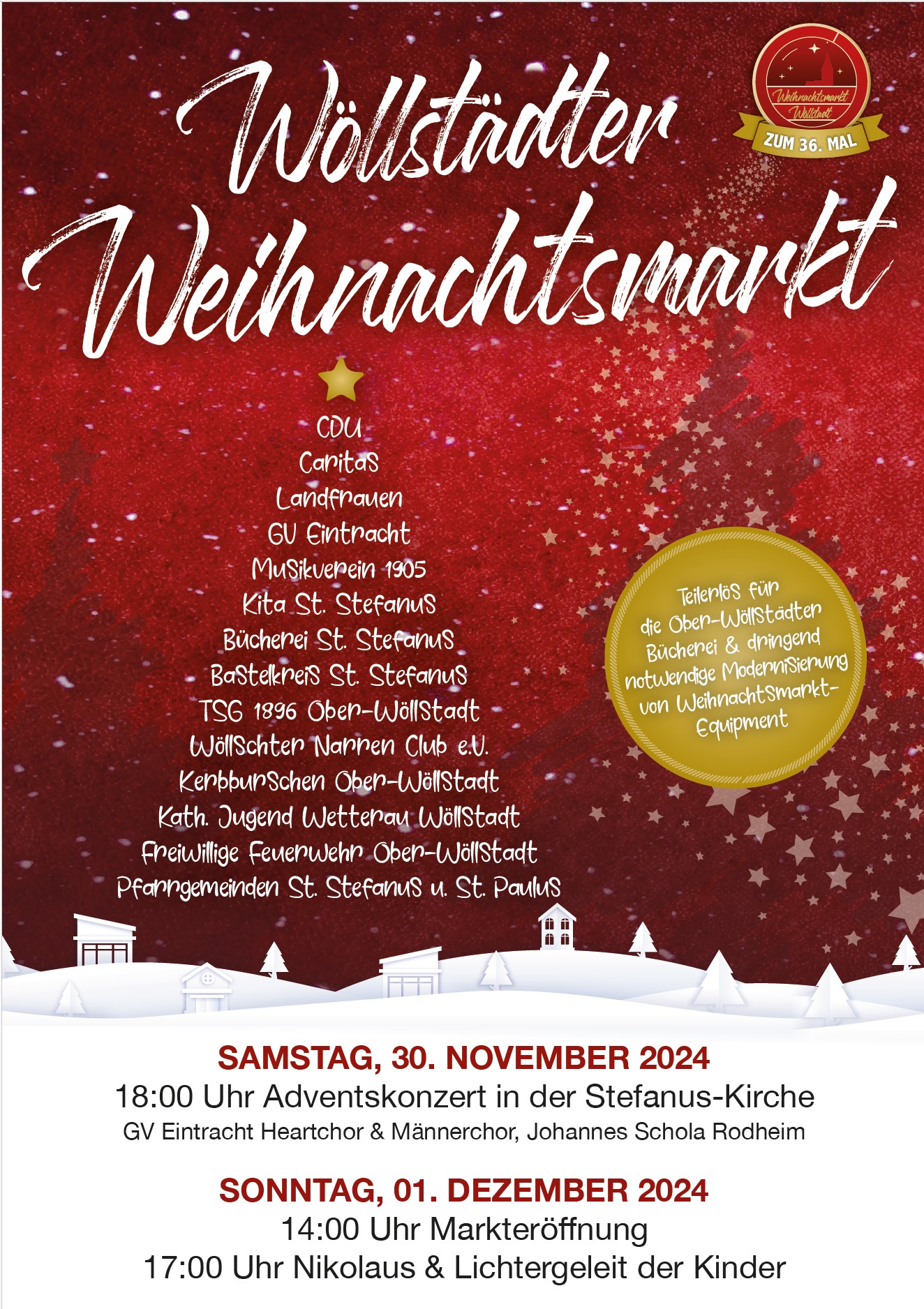 Flyer Weihnachtsmarkt 2024