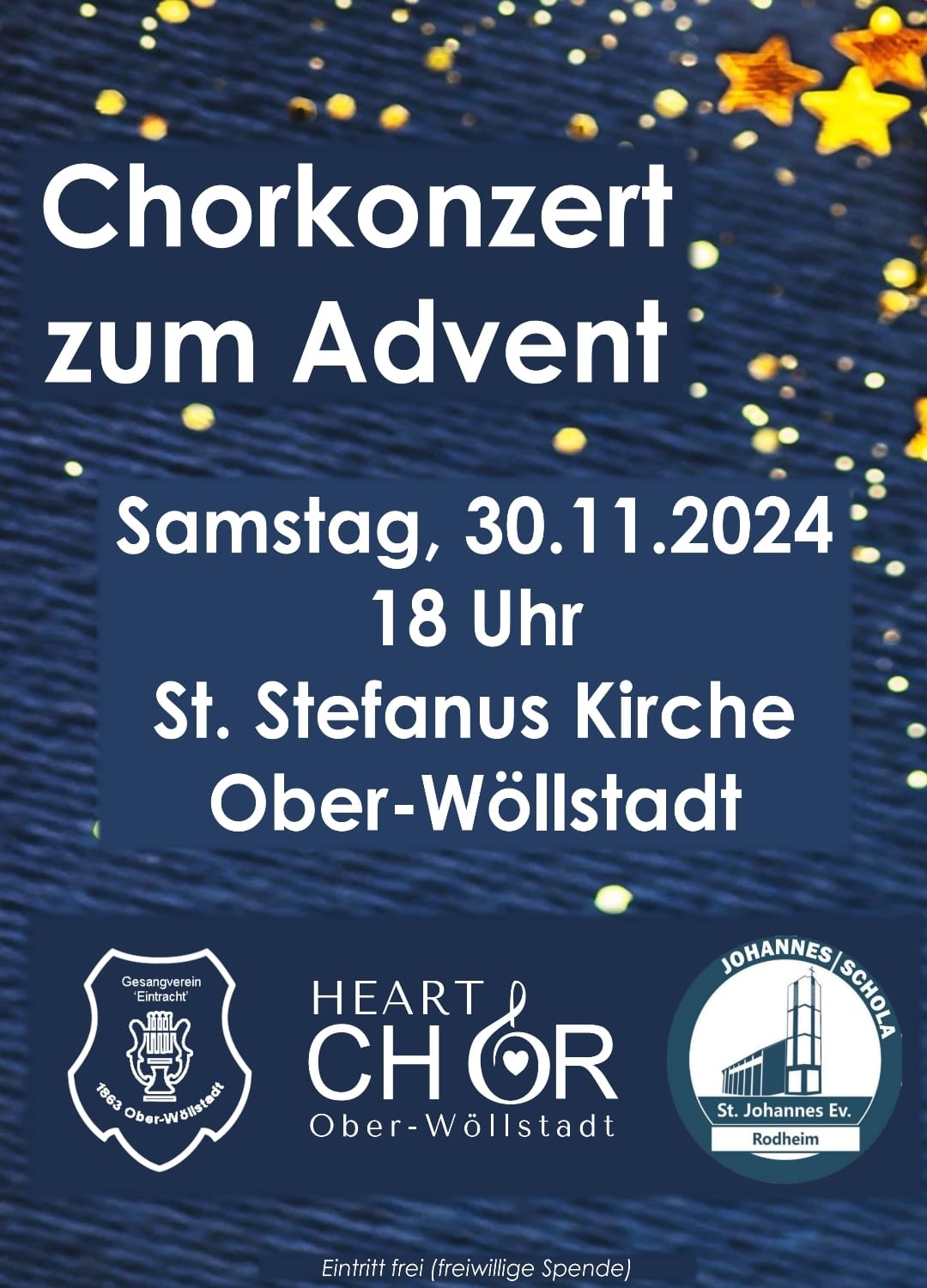 Plakat Adventskonzert GVE 2024