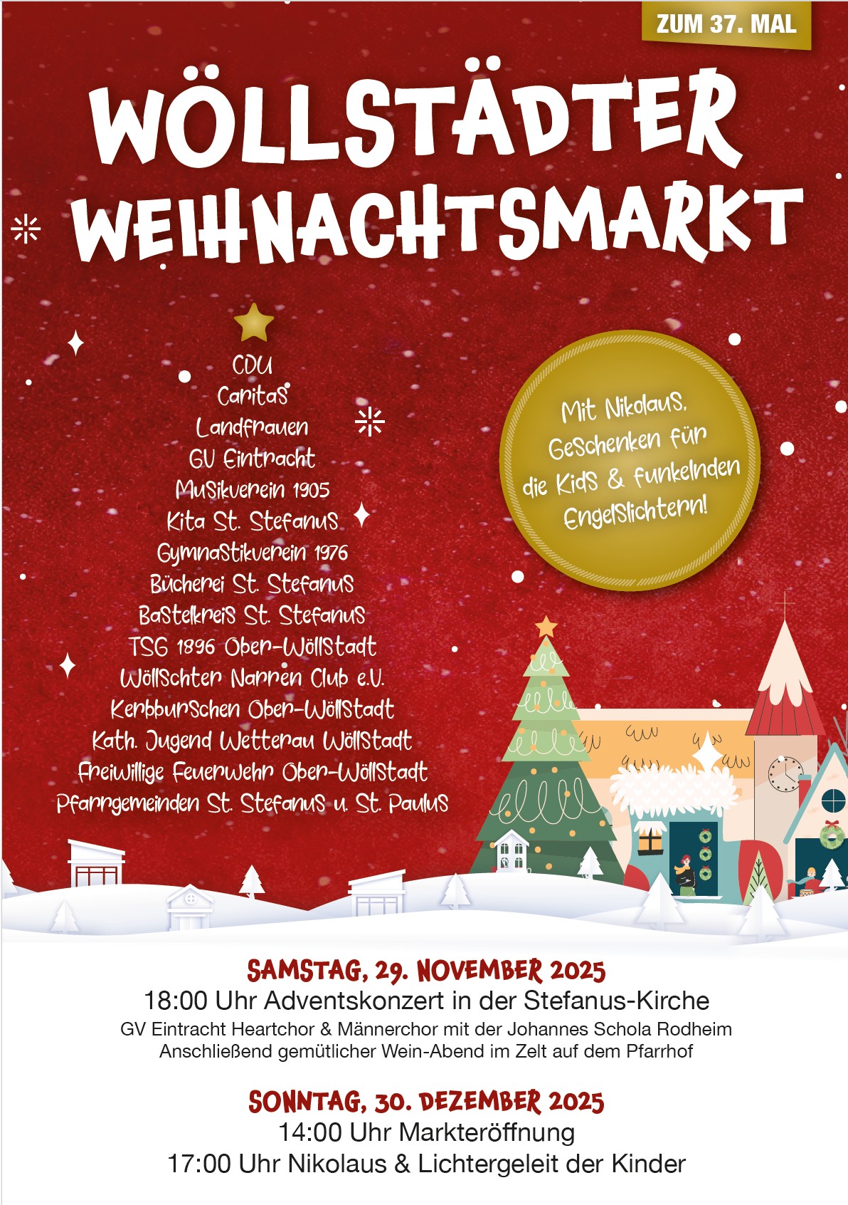 Weihnachtsmarkt 2025 Flyer