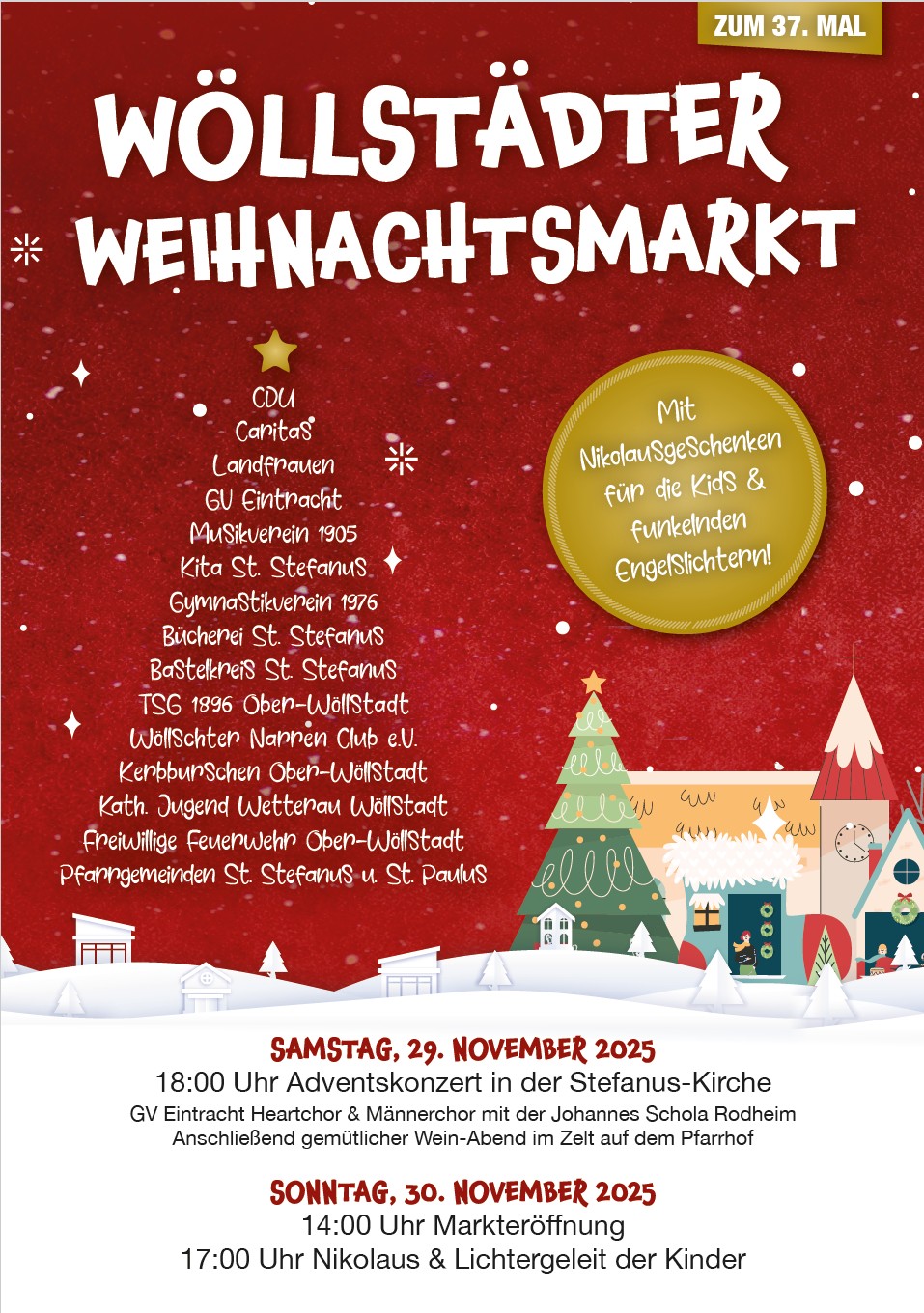 Weihnachtsmarkt 2025 Flyer