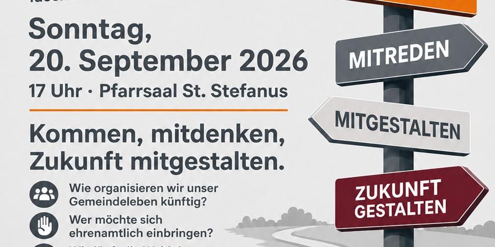 Plakat Pfarrversammlung 2/26