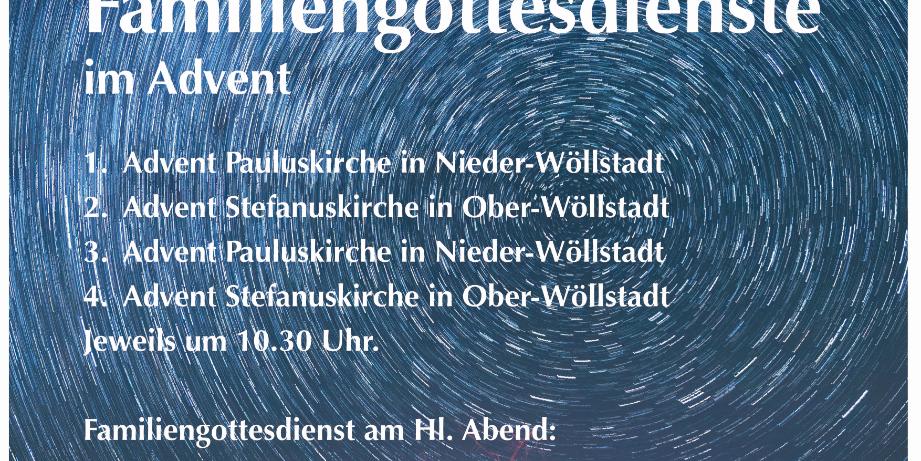 Familiengottesdiense im Advent