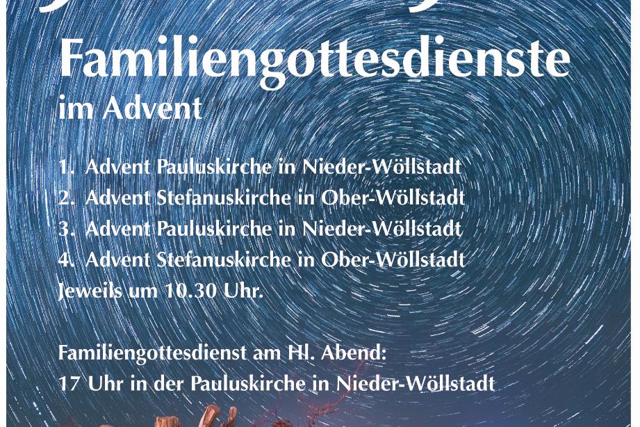 Familiengottesdiense im Advent