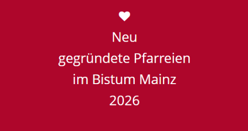 Glückwunsch den 11 neu gegründeten Pfarreien 2026