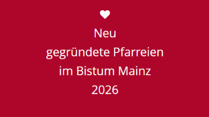 Glückwunsch den 11 neu gegründeten Pfarreien 2026