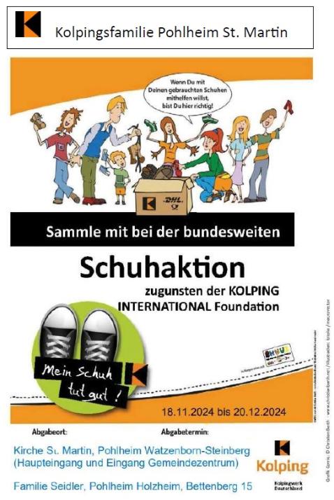 Schuhaktion 2024 (c) Kolpingsfamilie Pohlheim