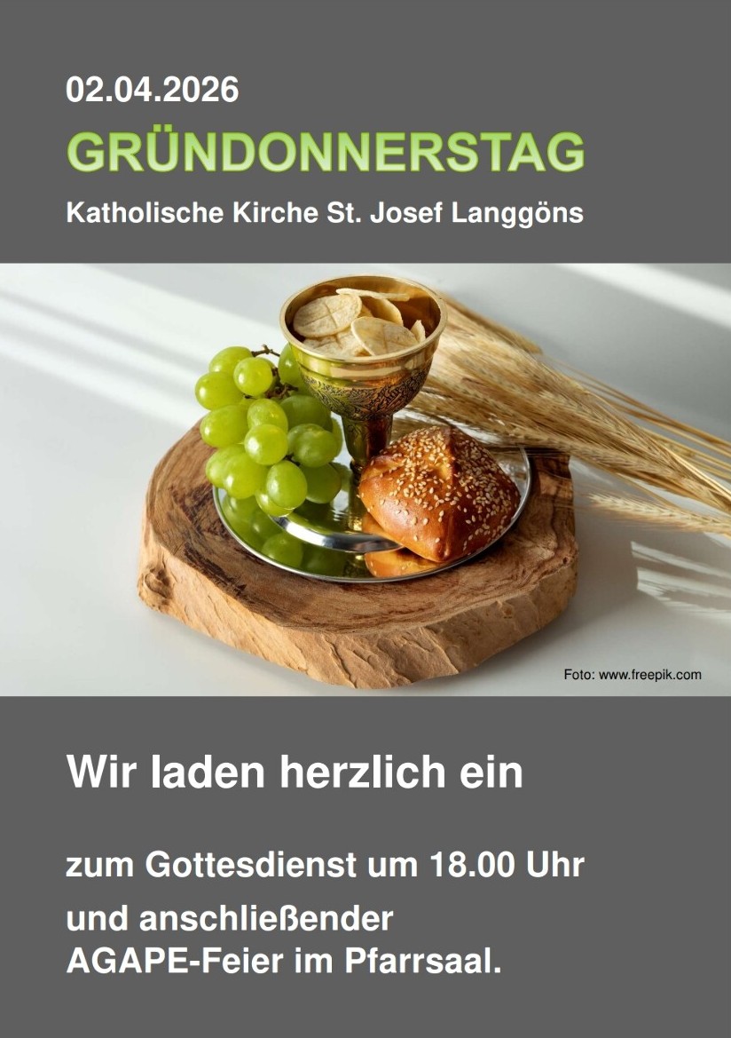 Gründonnerstag 2026 (c) Pfarreienverbund Am Limes