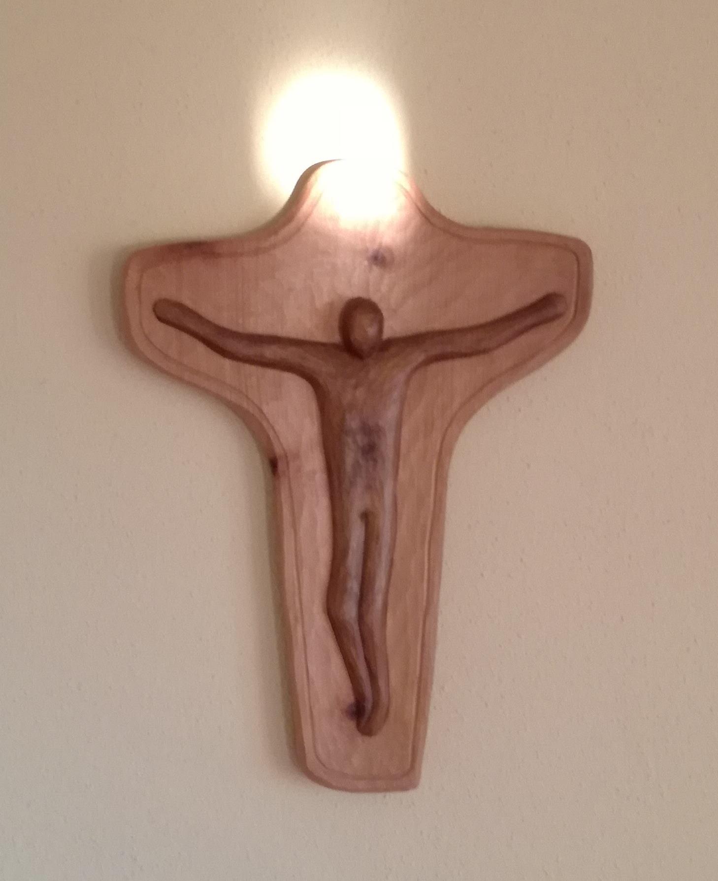 Kreuz mit Lichtschein