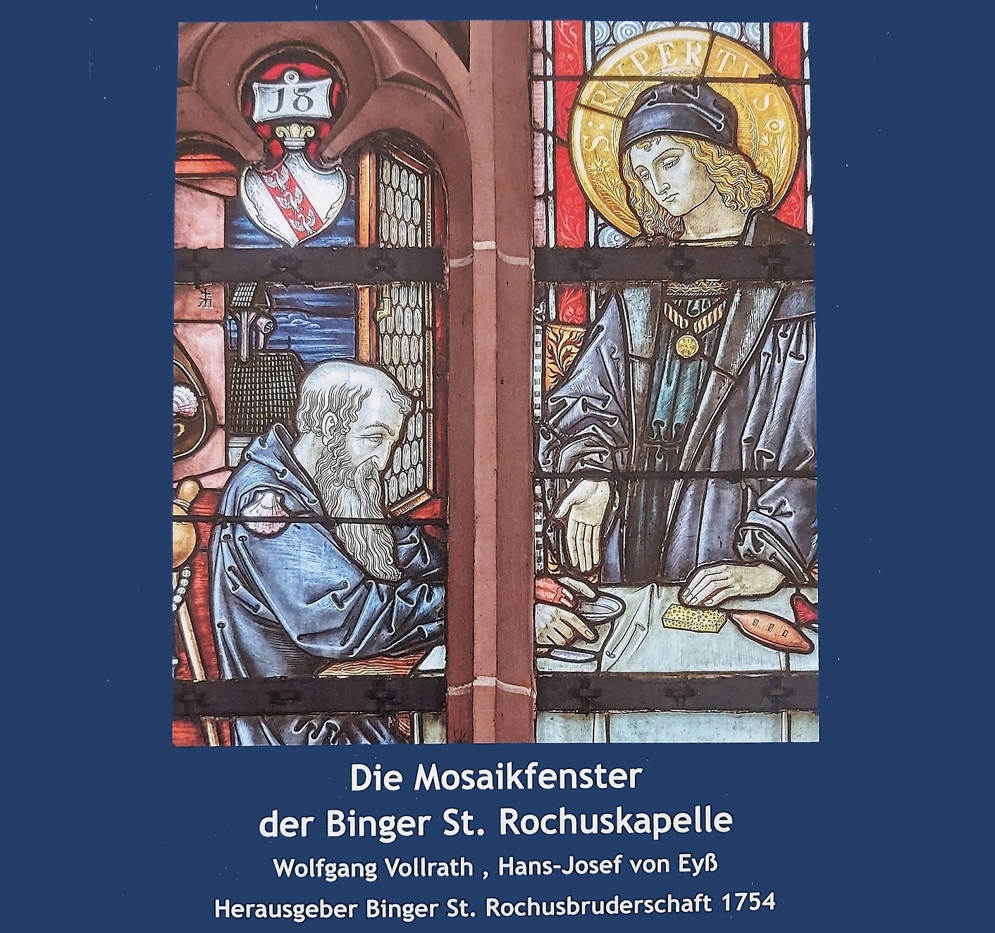 2022-Titelseite Buch Mosaikfenster (c) Rochusbruderschaft